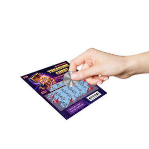 Customized DIY Lottery Digital Printing Big Prize Card Free Design Winning Scratch Lottery Card